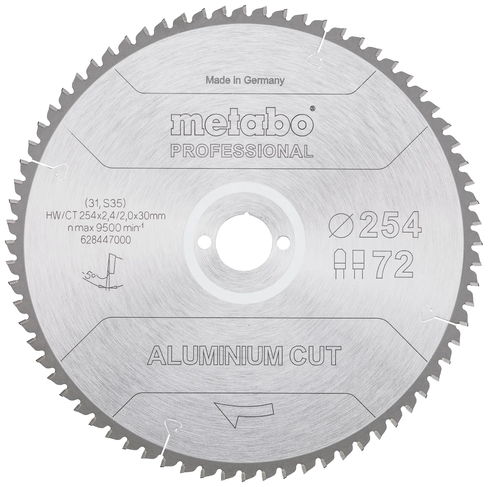 Metabo Rundsavklinge 254x30 Z72