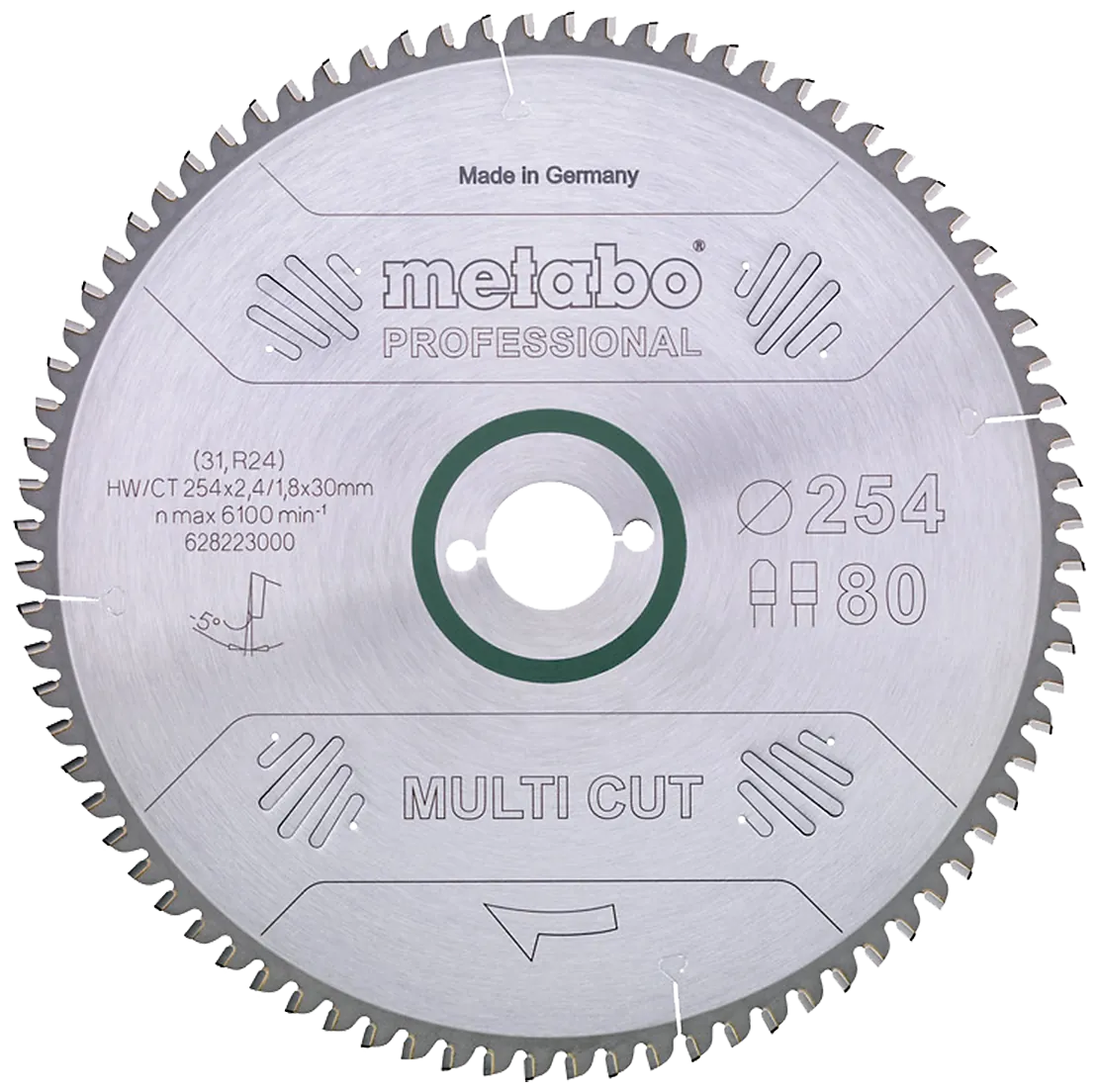 Metabo Rundsavklinge Multicut 254×2,4×30mm