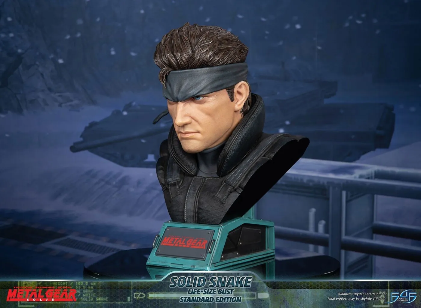 Metal Gear Solid Life-Size Bust Resin Statue