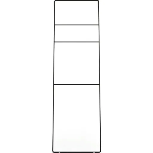 Metallbude Estina håndklædeholder, 55 cm, sort