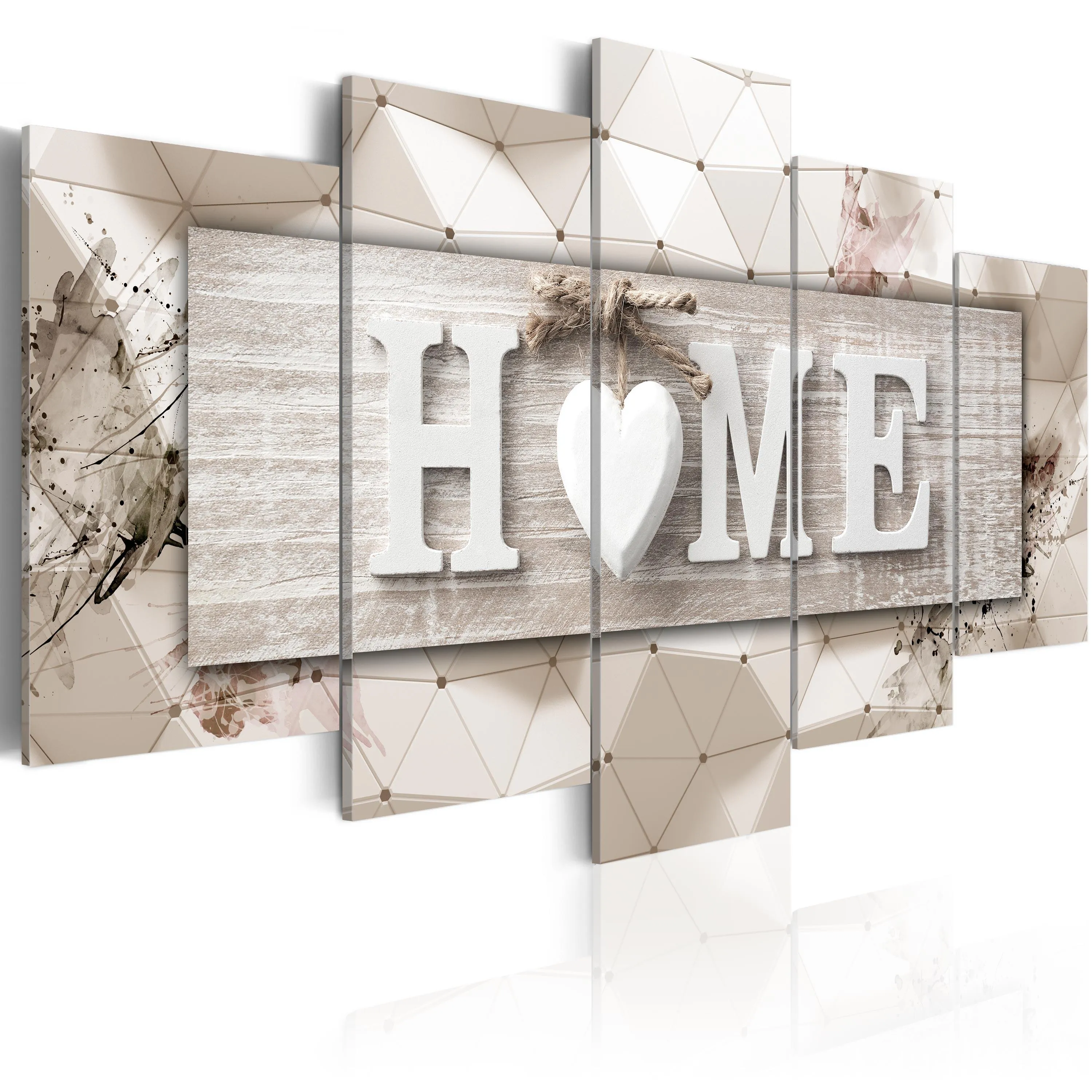 Modern Geometry Billede 100 x 50 cm