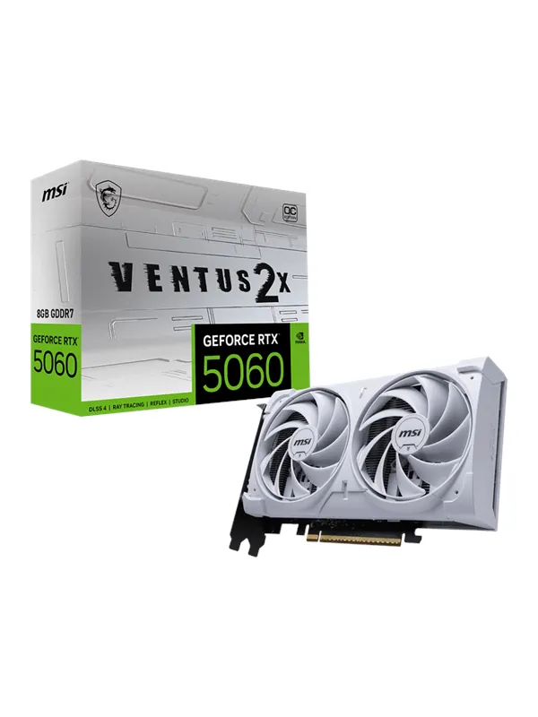 MSI GeForce RTX 5060 VENTUS 2X OC WHITE