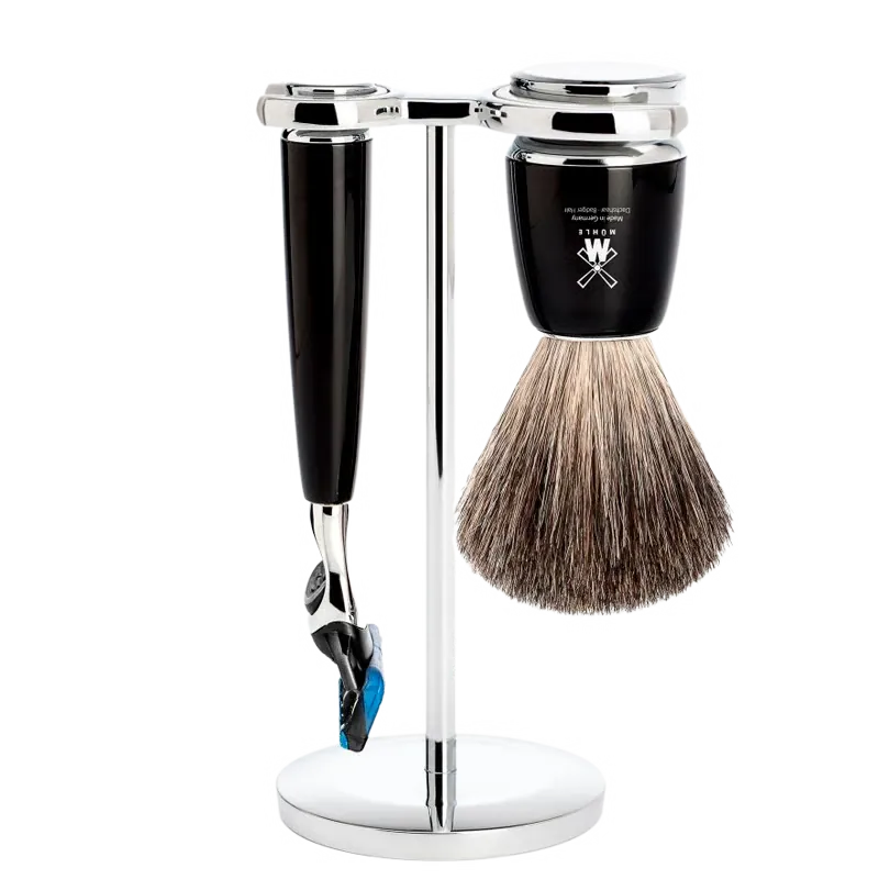 Mühle Rytmo Barbersæt Sort Resin