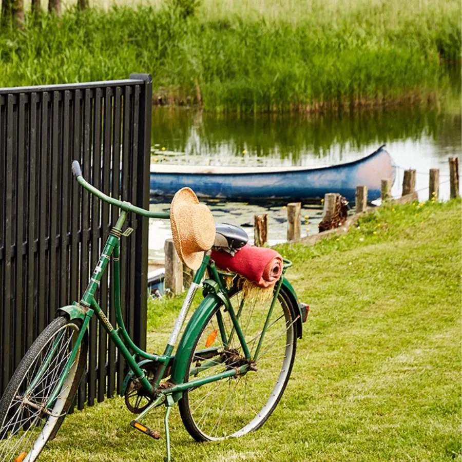 Nagano hegn grundmalet sort 90x180cm