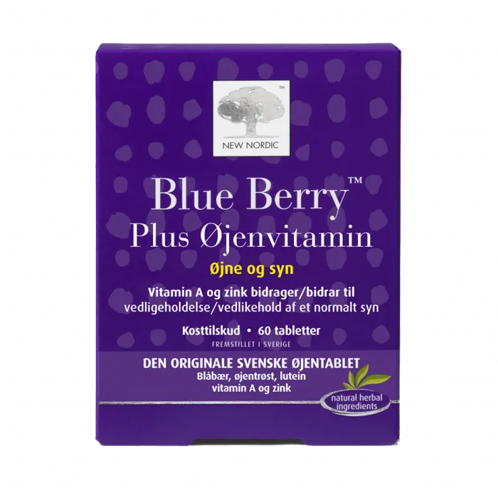 New Nordic Blue Berry Plus Øjenvitamin