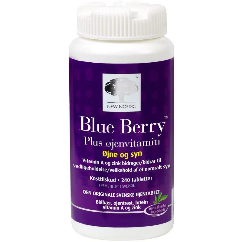 New Nordic Blue Berry Plus Øjenvitamin