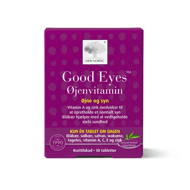 New Nordic Good Eyes Øjenvitamin 30 stk