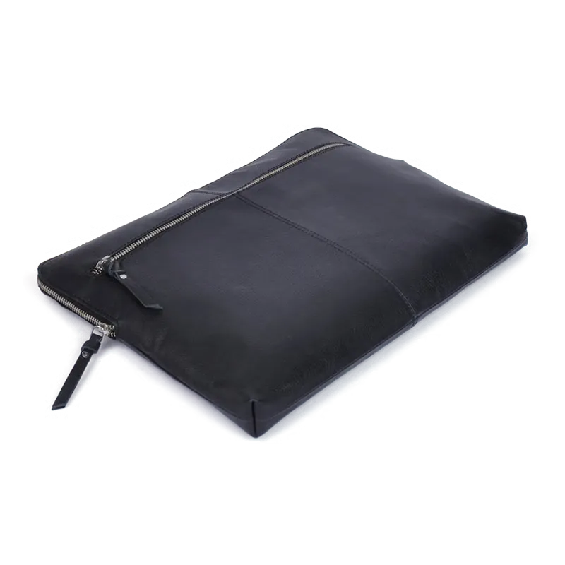 Njord Computer Sleeve Goat skin Black