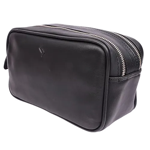 Njord Toilet Bag Goat Skin Black