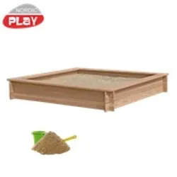 Nordic Play Sandkasse Lærk 150 x 150 cm