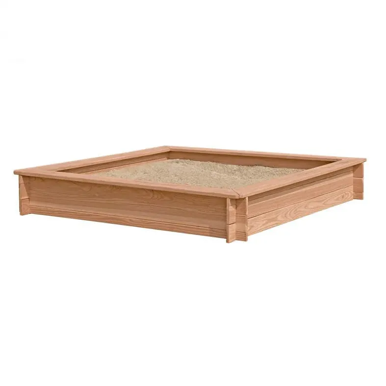 Nordic Play Sandkasse Lærketræ 150 x 150 cm