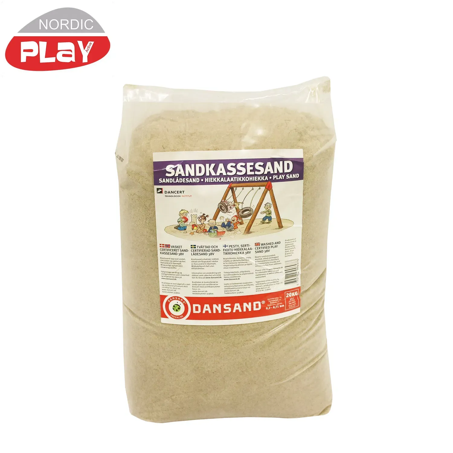 Nordic Play Sandpit Sand 38V