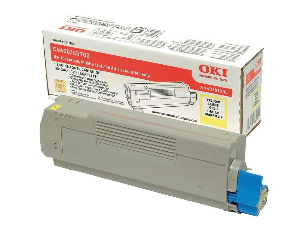 Oki Toner Gul C5600/5700