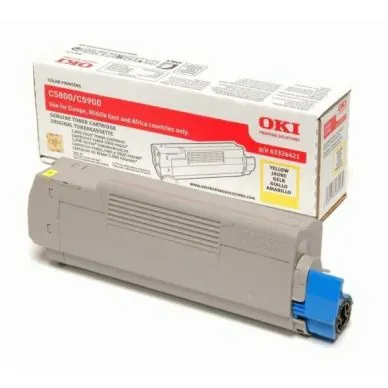 Oki Toner Gul C5800/5900