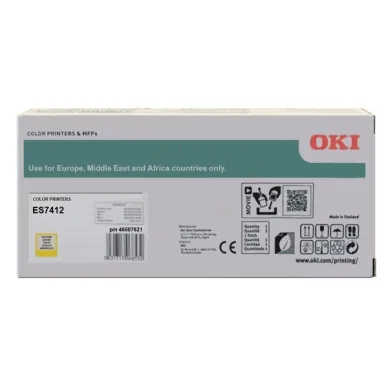 OKI Tonerkassette Gul 46507621