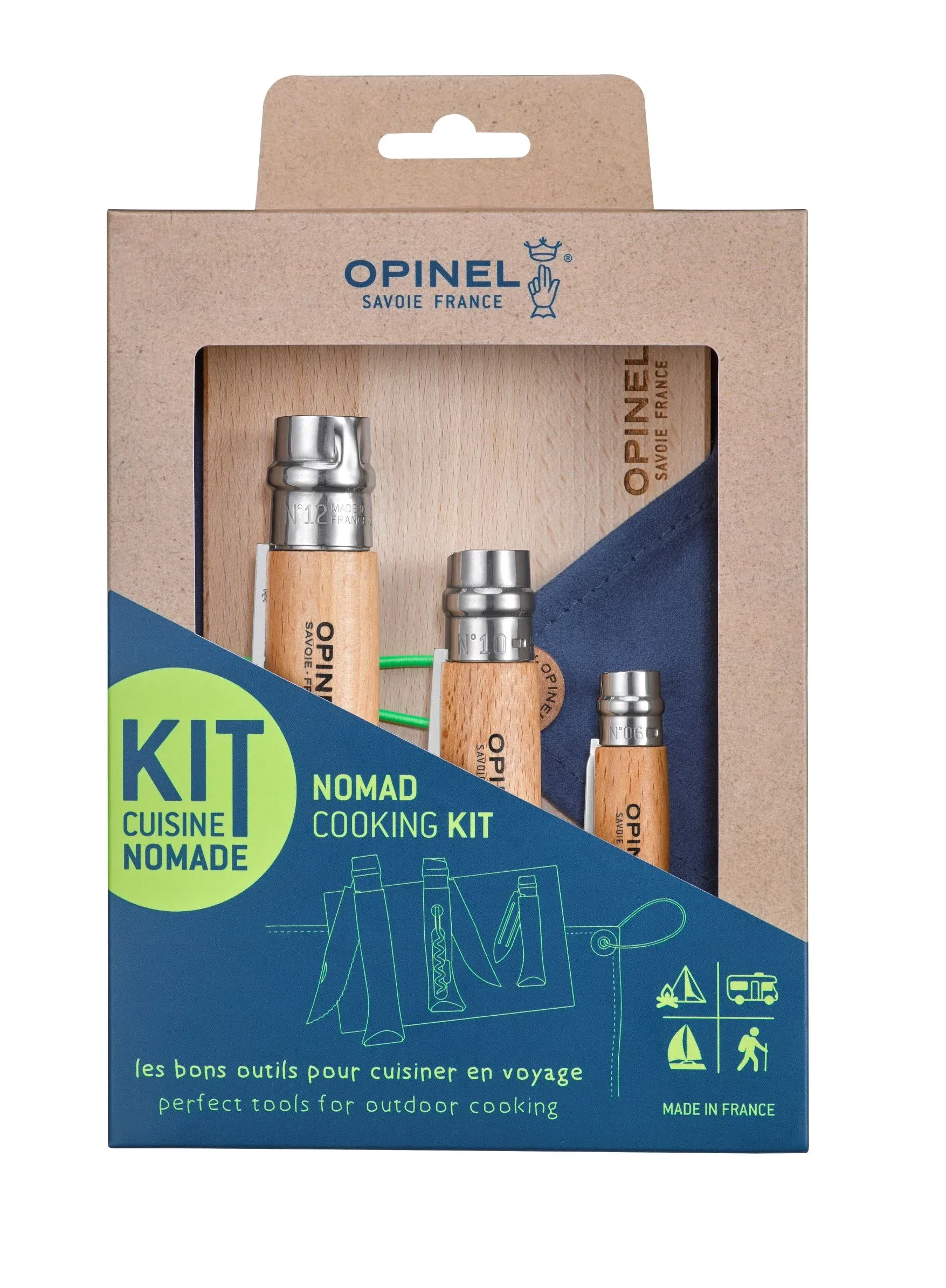 Opinel Nomad Cooking Kit 4 dele
