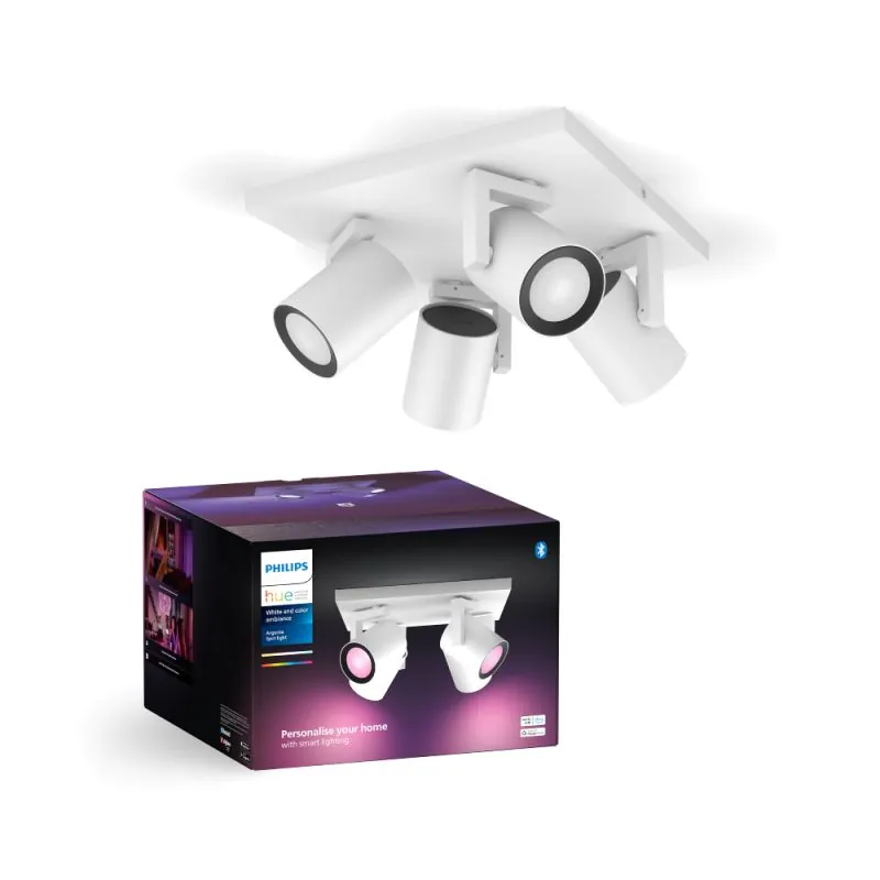 Philips Hue Argenta 4x4.2W Spot White Color Ambience