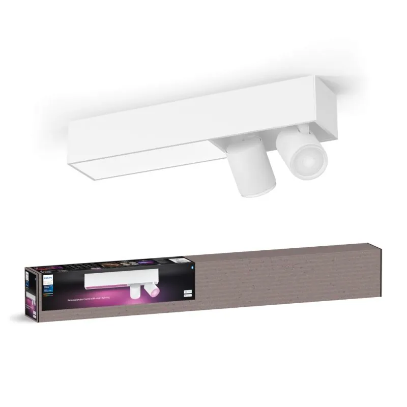Philips Hue Centris 2x5.7W Spots Hvid