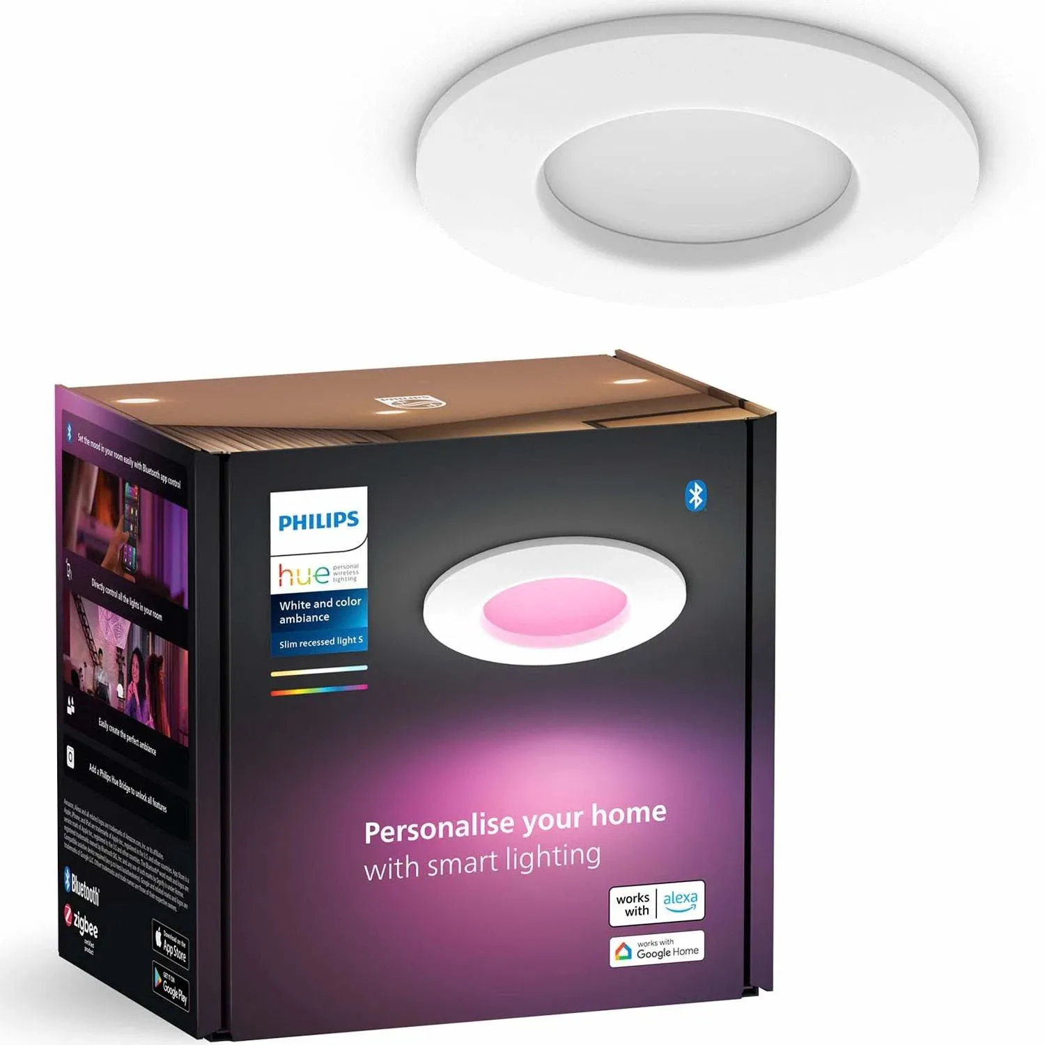 Philips Hue Slim indbygningsspot 90 mm