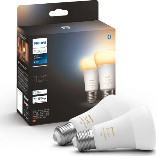 Philips Hue White Ambiance E27 2-pak