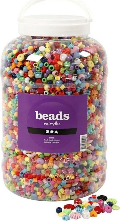 Plastik Perler I Spand