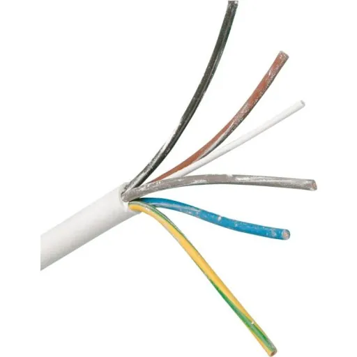 Plastkabel PKAJ 5x0,75 mm² Hvid 100m