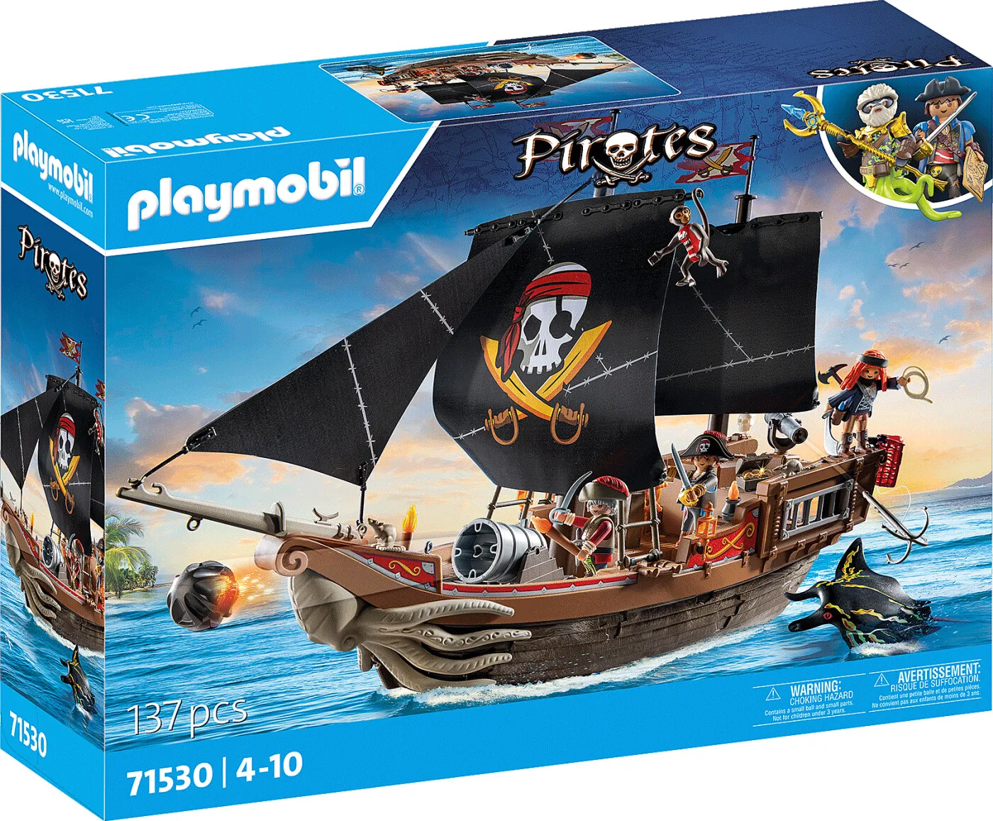Playmobil Pirates Stort Piratskib 71530