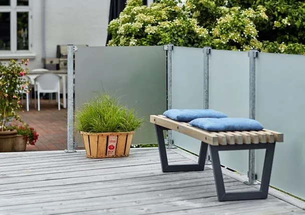 Plus Glashegn Frosted 90x91 cm