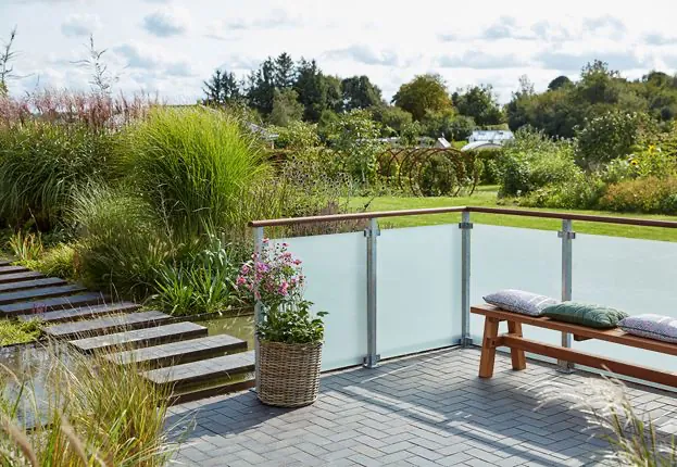 Plus Glashegn Frosted 90x91 cm