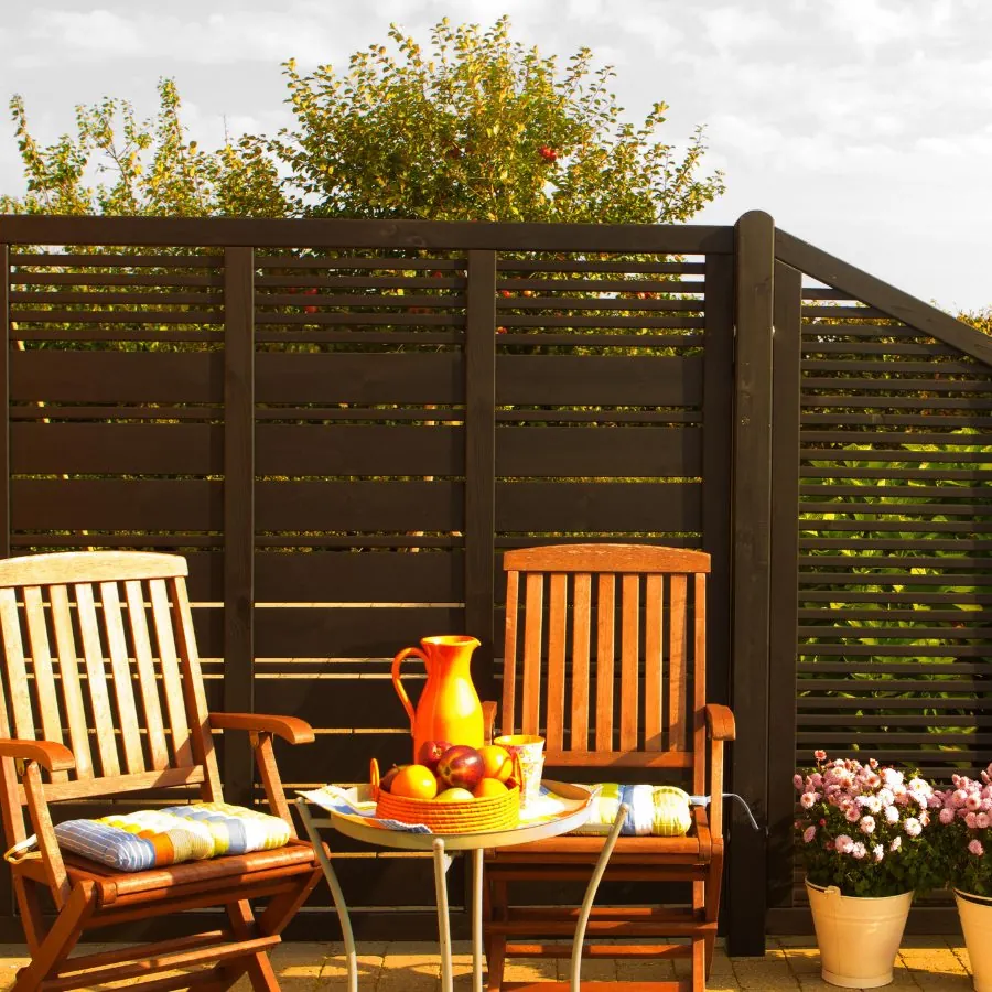 Plus Silence hegn 176x140cm Sort