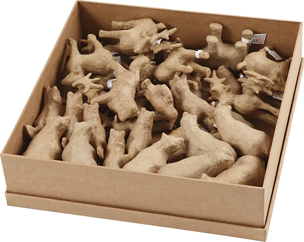 Polardyr Papmaché Figurer