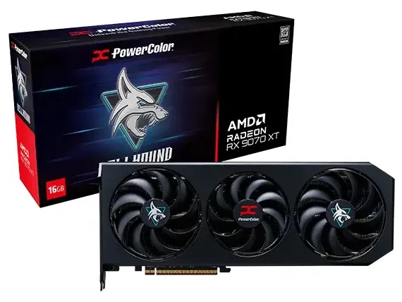 PowerColor Hellhound OC Radeon RX 9070 XT 16GB