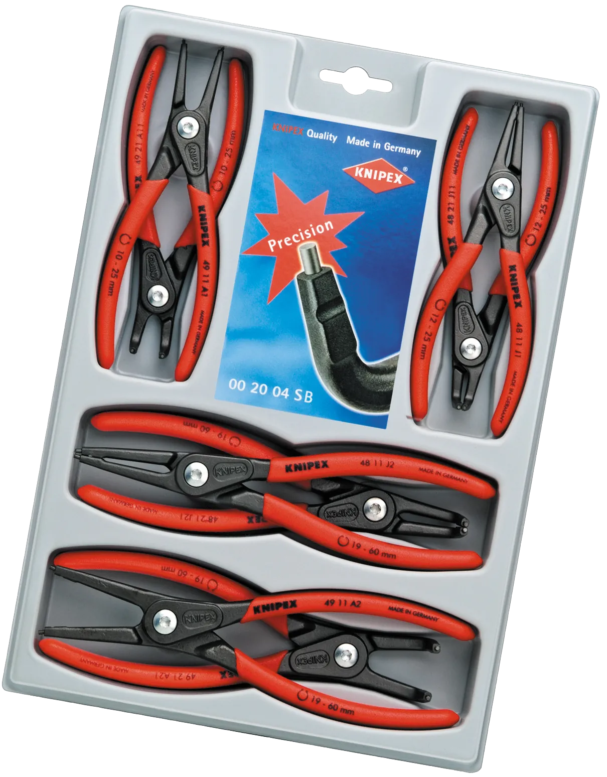 Præcisionslåsetangssæt 8 dele