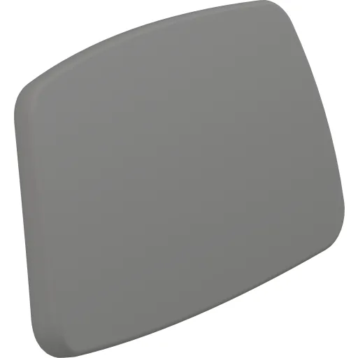 Pressalit Care Plus ryglæn, 38,5x20,9 cm, grå