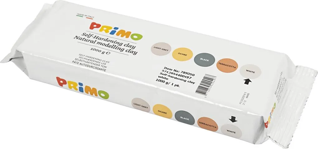 Primo Ler Selvhærdende Ler Hvid