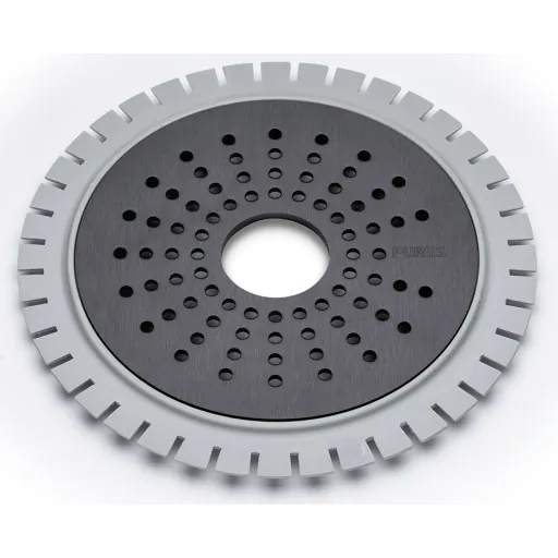 Purus Sun afløbsrist Ø150 mm sort