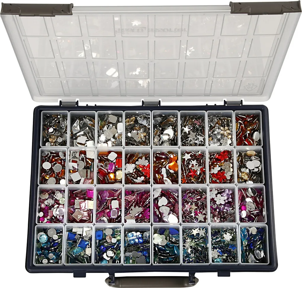 Rhinsten Forskellige Farver 6-16 mm