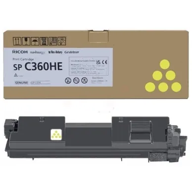 Ricoh SPC360HE Tonerkassette Gul