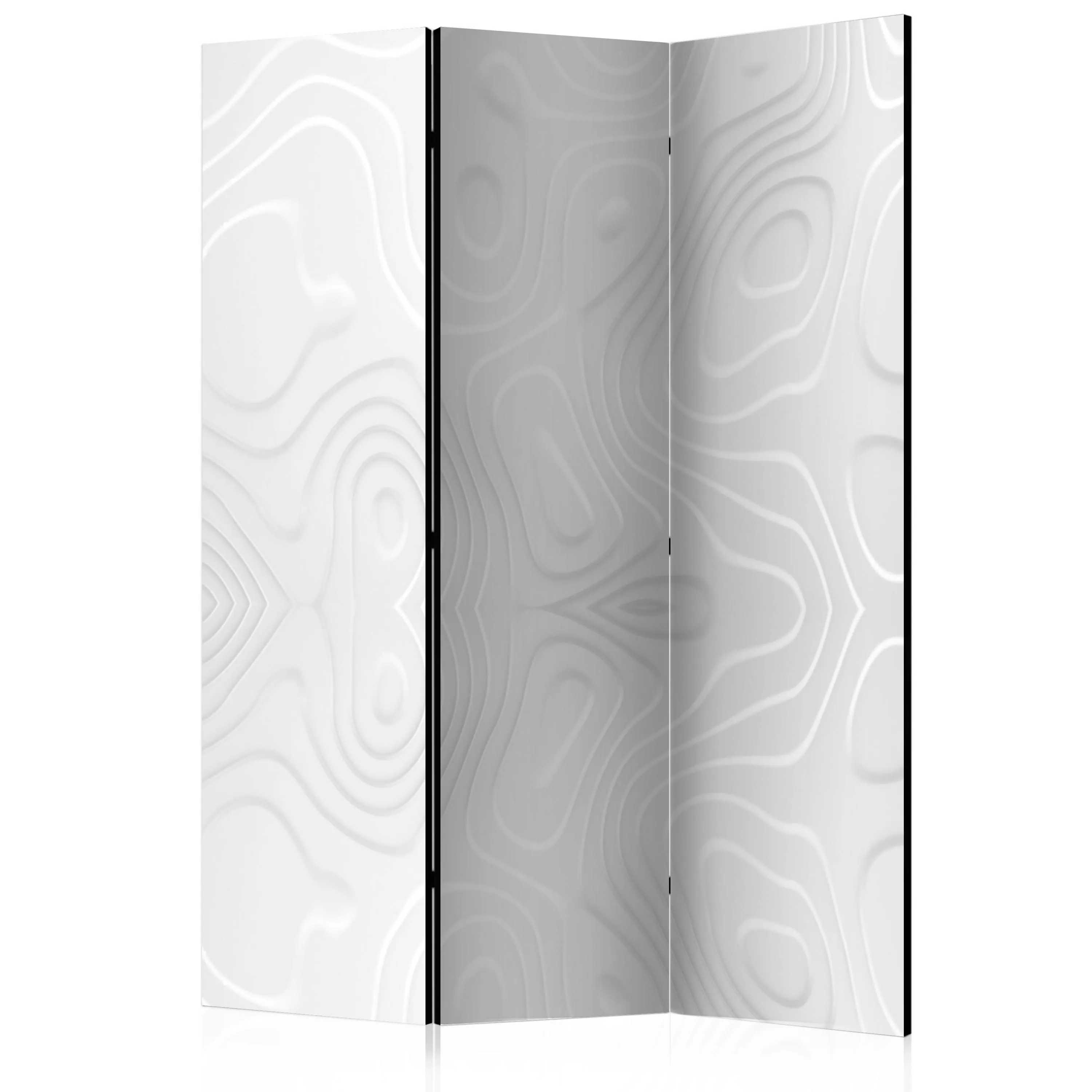 Room Divider White Waves I