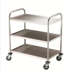 Rullebord med 3 hylder