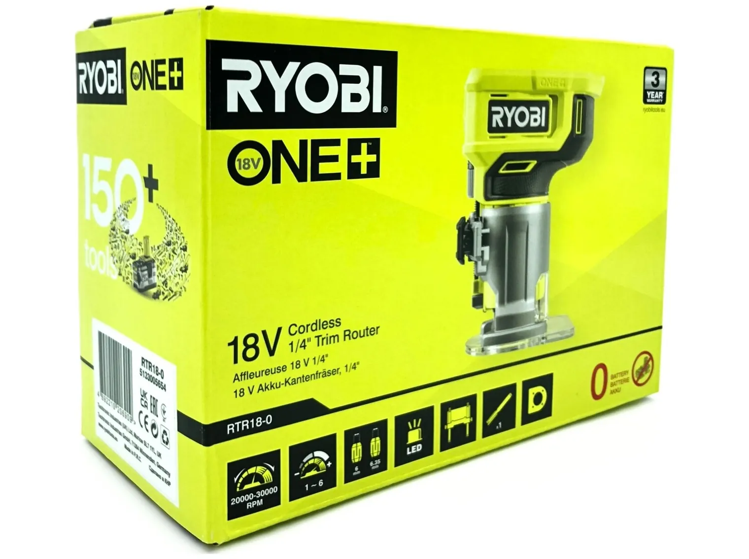 Ryobi RTR18-0 ONE+
