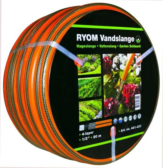 Ryom Vandslange Orange 1/2" 50M