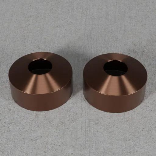Scandtap rosetter Ø33 mm børstet kobber