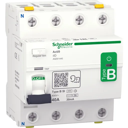 Schneider Acti9 HPFI relæ B-Si 4P 40A