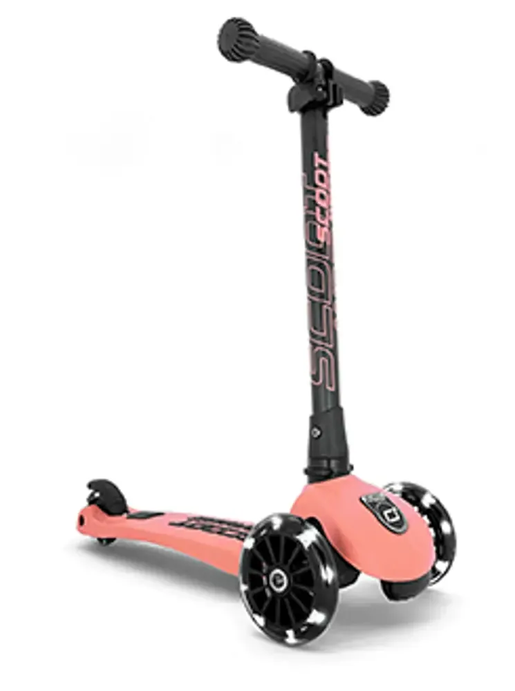 Scoot and Ride Highwaykick 3 LED Peach