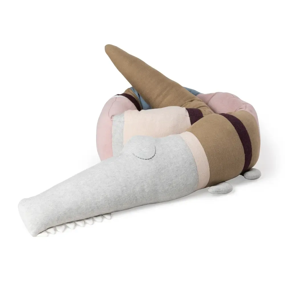 Sebra Sleepy Croc Strikket Pude