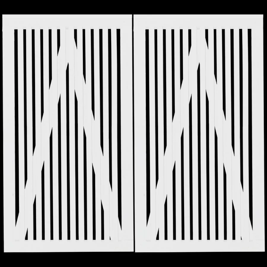 Sendai dobbeltlåge hvid 200x180cm