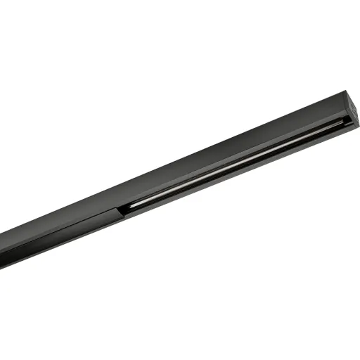 SG Armaturen Zip 1F Strømskinne Sort 2 Meter