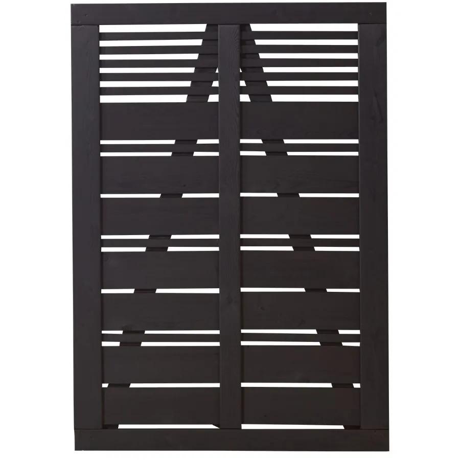 Silence enkeltlåge sort 100x140 cm