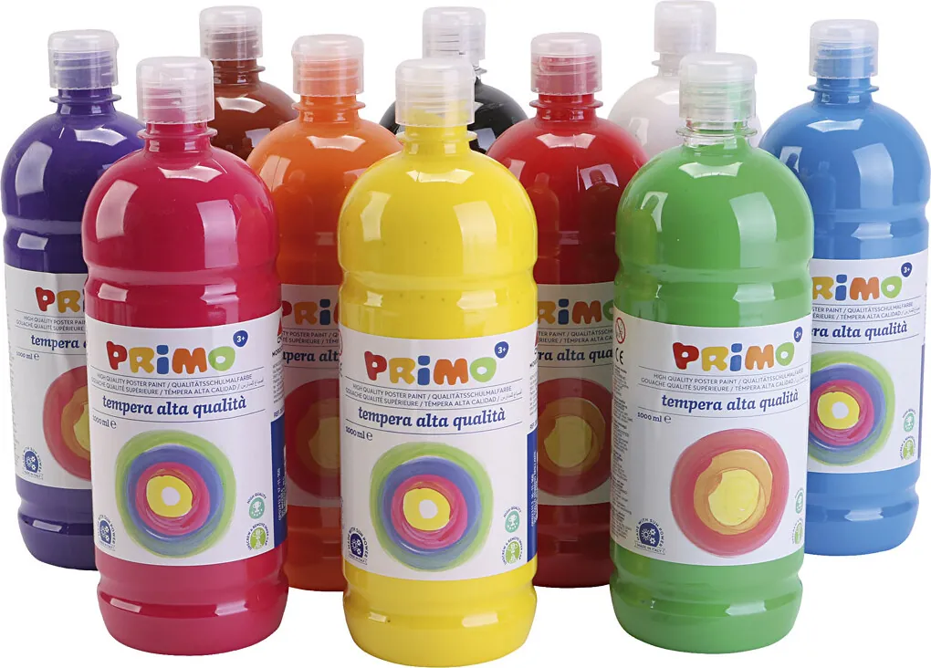 Skole Temperamaling Mat Assorterede Farver